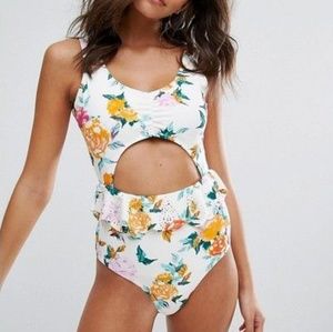 Vero Moda Peplum Swimsuit